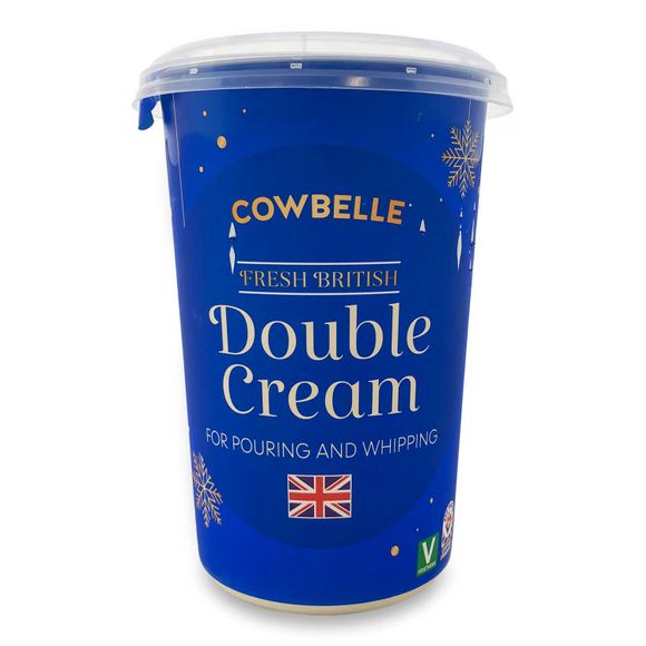 Cowbelle Fresh British Double Cream 600ml